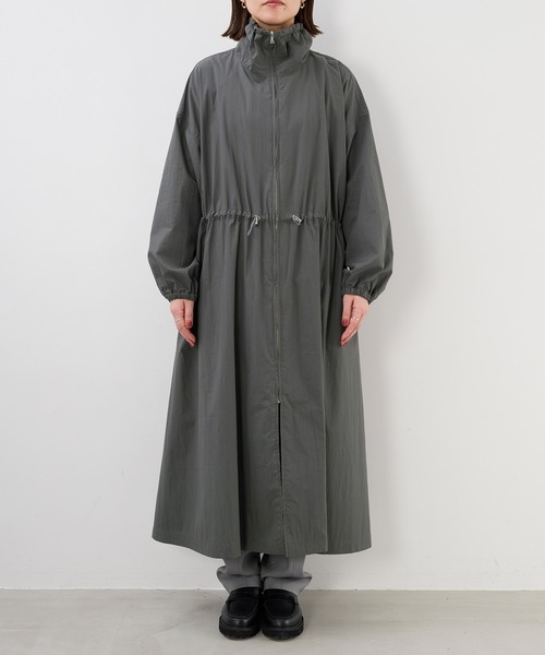 セール】ウエストドロースタンドカラーコート（その他アウター