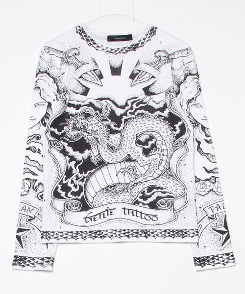 Yasuyuki Ishii/ヤスユキイシイ/Tattoo Print T-Shirts（Tシャツ