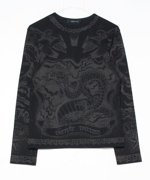 yasuyuki ishii カットソー Yasuyuki Ishii/ヤスユキイシイ/Tattoo