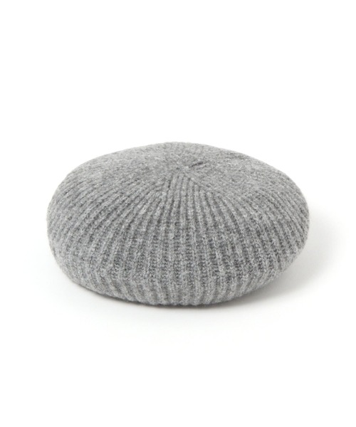 LAKOLE（ラコレ）の「ニットベレー帽 / 581874（ハンチング/ベレー帽・レディース・ブラック/オフホワイト/グレー・FREE）」の3枚目の写真