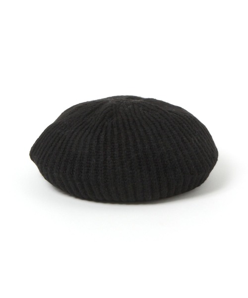 LAKOLE（ラコレ）の「ニットベレー帽 / 581874（ハンチング/ベレー帽・レディース・ブラック/オフホワイト/グレー・FREE）」の5枚目の写真