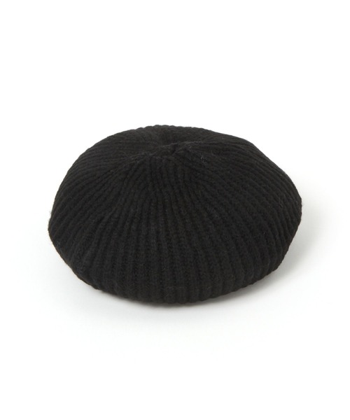 LAKOLE（ラコレ）の「ニットベレー帽 / 581874（ハンチング/ベレー帽・レディース・ブラック/オフホワイト/グレー・FREE）」の6枚目の写真