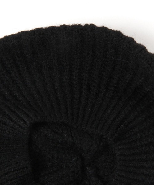 LAKOLE（ラコレ）の「ニットベレー帽 / 581874（ハンチング/ベレー帽・レディース・ブラック/オフホワイト/グレー・FREE）」の9枚目の写真