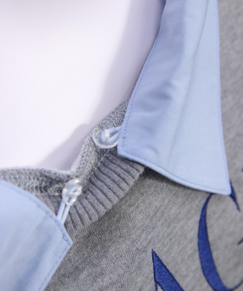 clear(クリア)の「襟付き刺繍ロゴスウェット≪再入荷≫(スウェット・レディース・ネイビー/グレー/オフホワイト・F)」の15枚目の写真