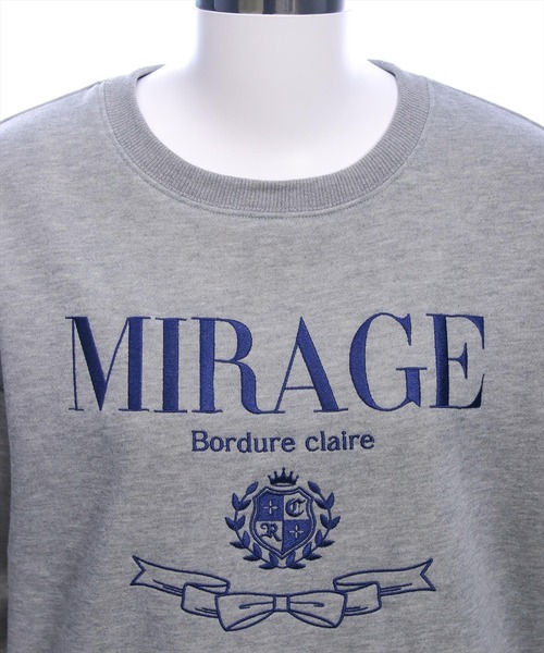 clear(クリア)の「襟付き刺繍ロゴスウェット≪再入荷≫(スウェット・レディース・ネイビー/グレー/オフホワイト・F)」の13枚目の写真
