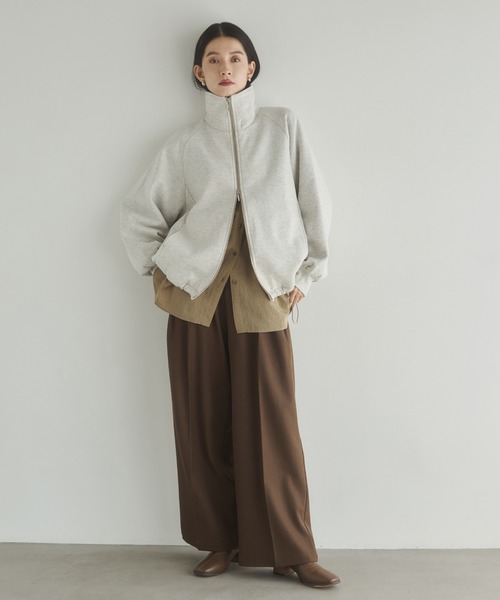 hunch(ハンチ)の「ポリツイル タックパンツ(その他パンツ・レディース・ブラック/グレー/カーキブラウン・FREE)」の11枚目の写真