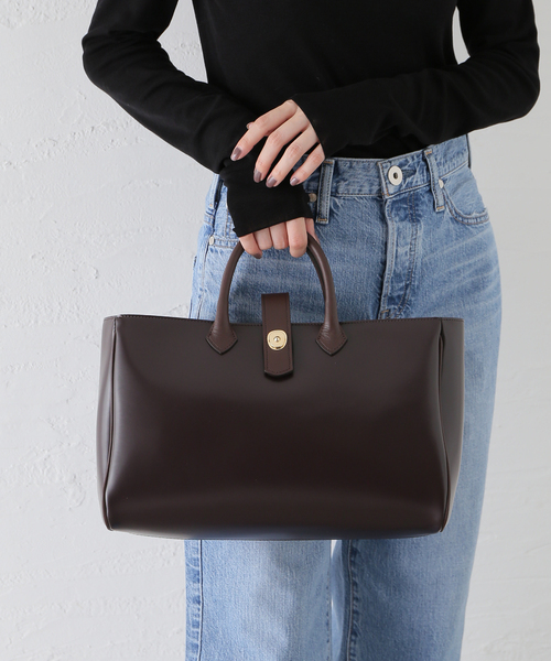 Spick & Span(スピックアンドスパン)の「PIENI / ピエニ 別注S-TOTE*(トートバッグ・レディース・ブラック/ブラウン・FREE)」の10枚目の写真