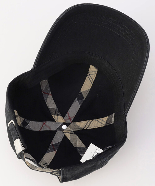 Barbour（バブアー）の「Barbour/バブアー BARBOUR CASCADE CAP（キャップ・メンズ・ブラック/ベージュ・ONE SIZE）」の7枚目の写真