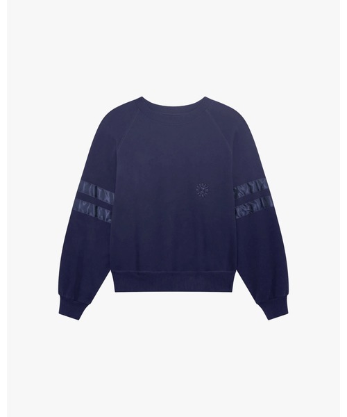 Repetto(レペット)の「サテン スウェットシャツ / S0573A(スウェット・レディース・ダークブルー・X-SMALL/MEDIUM/SMALL)」の2枚目の写真