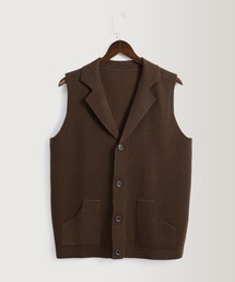 Cloudstyle（クラウドスタイル）の「【Cloudstyle】ニットベスト/襟付き（スーツベスト）」