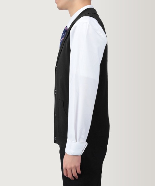 Cloudstyle(クラウドスタイル)の「【Cloudstyle】ニットベスト/襟付き(スーツベスト・メンズ・ブラック/ブラウン/グレー・XX-LARGE/MEDIUM/LARGE/X-LARGE)」の17枚目の写真