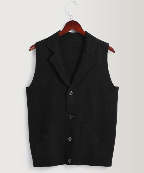 Cloudstyle(クラウドスタイル)の「【Cloudstyle】ニットベスト/襟付き(スーツベスト・メンズ・ブラック/ブラウン/グレー・XX-LARGE/MEDIUM/LARGE/X-LARGE)」の22枚目の写真