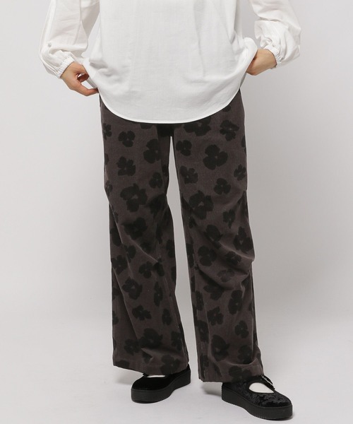 プリントコーデュロイパンツ（その他パンツ）｜niko and