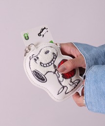 PEANUTS | (ACT)【PEANUTS】サガラ刺繍 フェイクレザー ダイカット パスケース(パスケース)