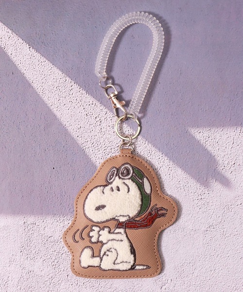 PEANUTS(ピーナッツ)の「(ACT)【PEANUTS】サガラ刺繍 フェイクレザー ダイカット パスケース(パスケース・レディース・ダークベージュ/サックスブルー/オフホワイト/グレー・ONE SIZE)」の21枚目の写真