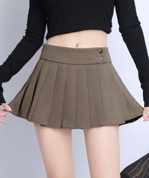 プリーツミニスカート