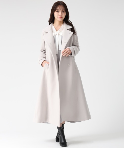 セール】2025秋冬新作 スタンドカラーロングコート（ステンカラー