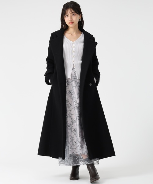 セール】2025秋冬新作 スタンドカラーロングコート（ステンカラー