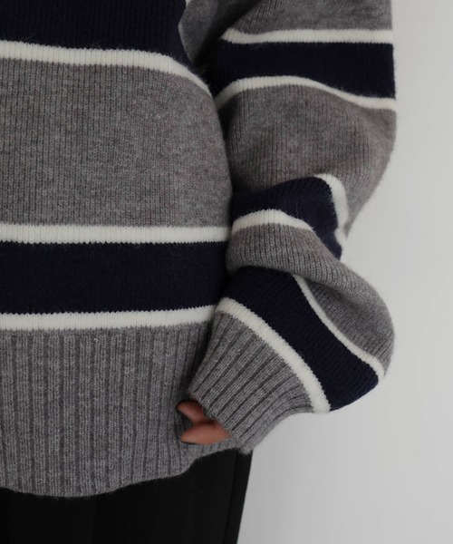 ポロバイラルフローレン 90s ボーダーニット ラガーニット ボーダー