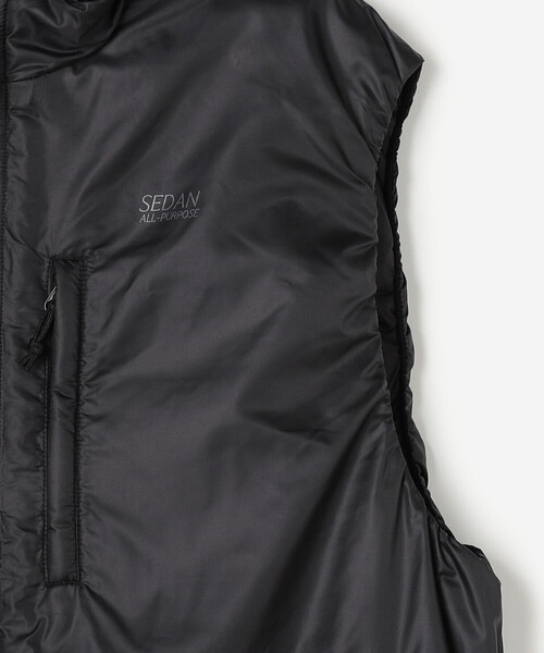 セール】SEDAN ALL-PURPOSE | パッカブル 中綿ジップベスト MEN