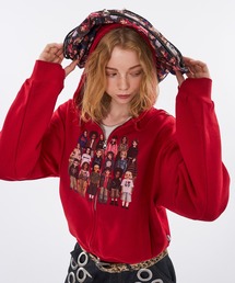 WISH FOR EVER(�E�B�b�V���t�H�[�G�o�[)��PIXEL MODEL DESIGN ZIP HOODIE / �s�N�Z�����f���f�U�C���W�b�v�t�[�f�B(�p�[�J�[)