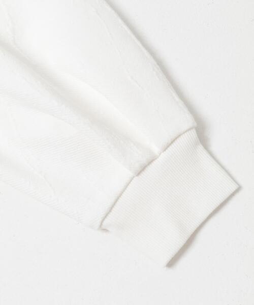 URBAN RESEARCH ROSSO WOMEN（アーバンリサーチ　ロッソ）の「タックスリーブジャガードスウェット（スウェット・レディース・ブラック/ホワイト・FREE）」の6枚目の写真