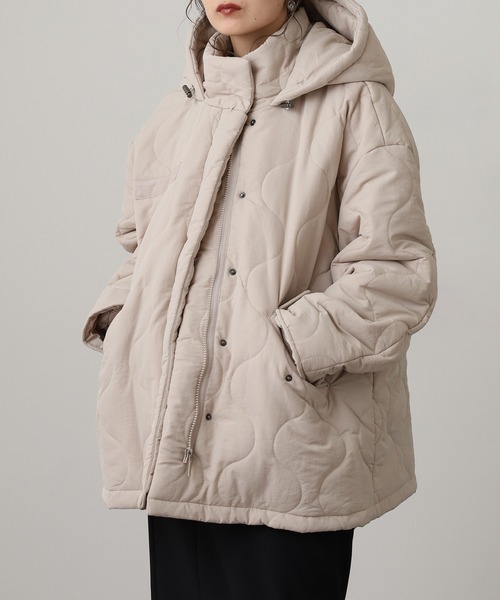 セール】hunch ソロナ中綿 キルティングコート（ダウンジャケット