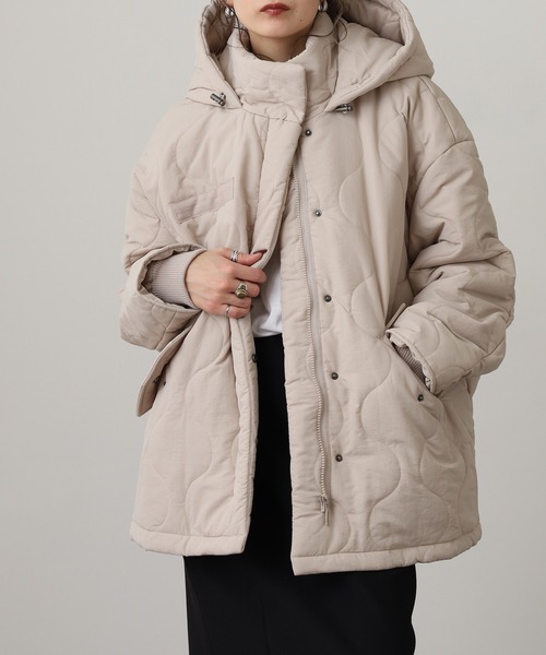 セール】hunch ソロナ中綿 キルティングコート（ダウンジャケット