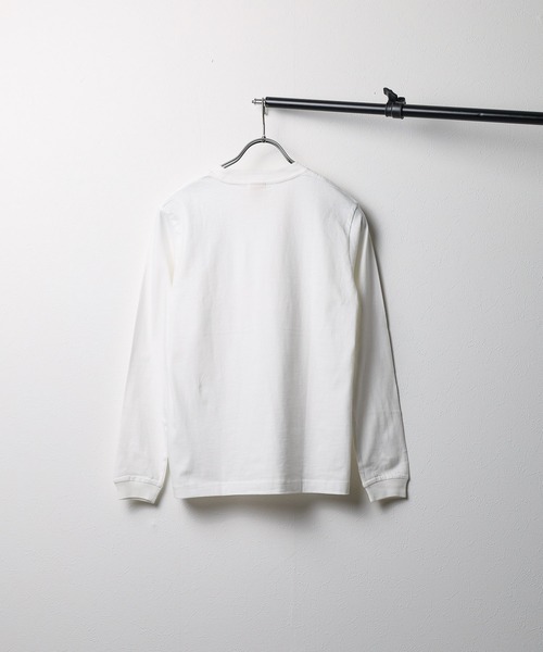 ARCHIVER(アーカイバ)の「【RES】オーガニックコットンロングスリーブTシャツ(Tシャツ/カットソー・レディース・スミクロ/ナチュラル・SMALL)」の4枚目の写真