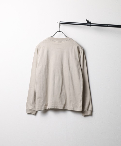 ARCHIVER(アーカイバ)の「【RES】オーガニックコットンロングスリーブTシャツ(Tシャツ/カットソー・レディース・スミクロ/ナチュラル・SMALL)」の5枚目の写真