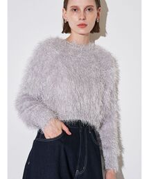 ELENDEEK（エレンディーク）の「ホワイトヤククルーネックプルオーバー