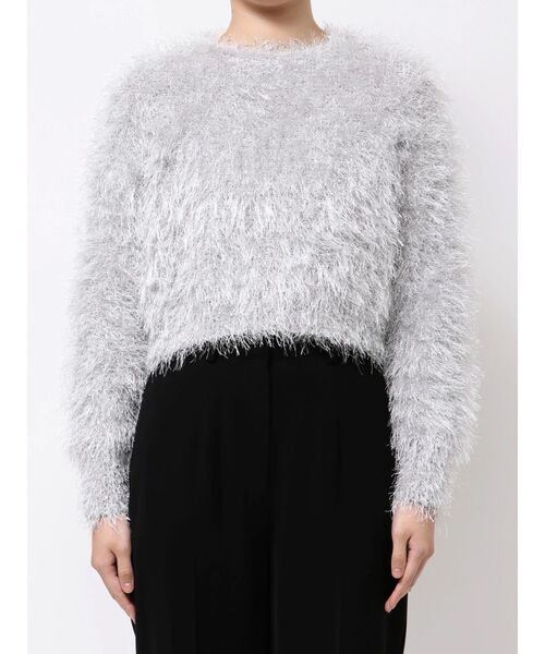 ELENDEEK（エレンディーク）の「シャギーヤーンニット（ニット/セーター・レディース・ブラック/アイボリー/ブルー/グレー・FREE）」の22枚目の写真