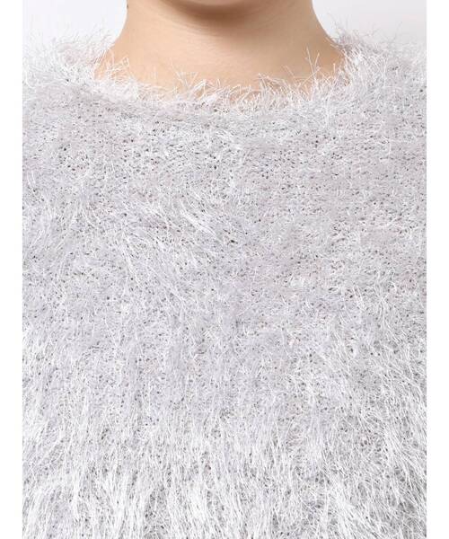 ELENDEEK（エレンディーク）の「シャギーヤーンニット（ニット/セーター・レディース・ブラック/アイボリー/ブルー/グレー・FREE）」の19枚目の写真