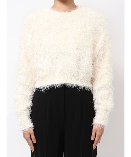 ELENDEEK（エレンディーク）の「シャギーヤーンニット（ニット/セーター・レディース・ブラック/アイボリー/ブルー/グレー・FREE）」の15枚目の写真