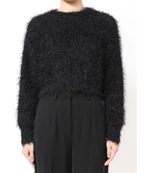 ELENDEEK（エレンディーク）の「シャギーヤーンニット（ニット/セーター・レディース・ブラック/アイボリー/ブルー/グレー・FREE）」の14枚目の写真