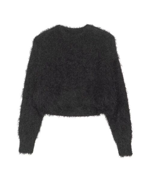 ELENDEEK（エレンディーク）の「シャギーヤーンニット（ニット/セーター・レディース・ブラック/アイボリー/ブルー/グレー・FREE）」の7枚目の写真