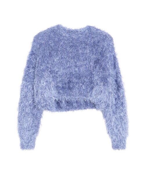 ELENDEEK（エレンディーク）の「シャギーヤーンニット（ニット/セーター・レディース・ブラック/アイボリー/ブルー/グレー・FREE）」の6枚目の写真