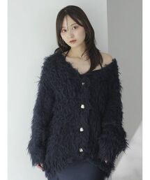 SNIDEL | シャギーカーディガン(カーディガン/ボレロ)