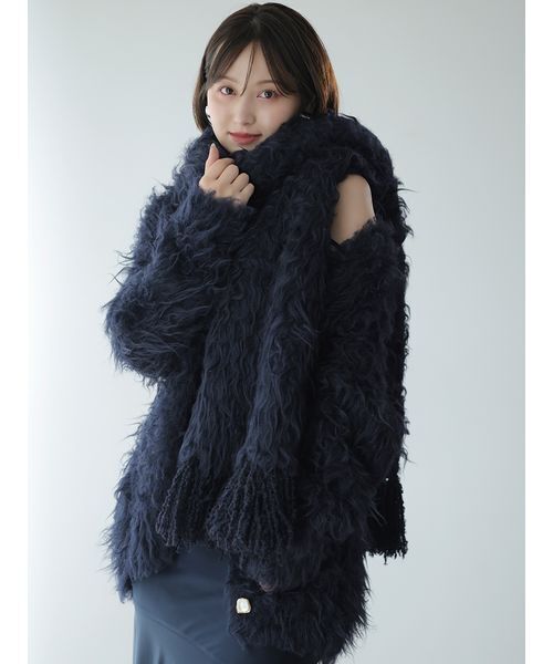 シャギーカーディガン（カーディガン/ボレロ）｜SNIDEL（スナイデル