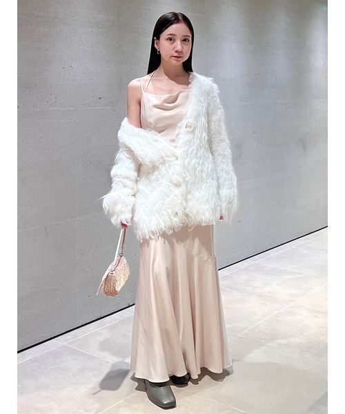 SNIDEL（スナイデル）の「シャギーカーディガン（カーディガン/ボレロ・レディース・アイボリー/ライトピンク/ネイビー・F）」の17枚目の写真