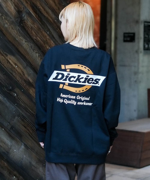 Dickies(ディッキーズ)の「【DICKIES/ディッキーズ】裏起毛 バック刺繍 スウェットトレーナー(スウェット・メンズ・ブラック系その他2/ブルー系その他2/グレー系その他/ブラック系その他・X-LARGE/MEDIUM/LARGE)」の9枚目の写真