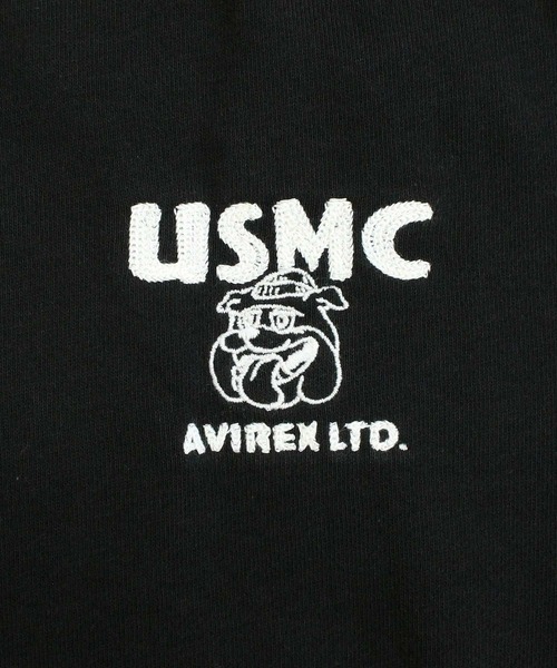 AVIREX(アヴィレックス)の「USMC BULLDOG CREWNECK SWEAT(スウェット・メンズ・ブラック・M/L/XL/XXL)」の6枚目の写真