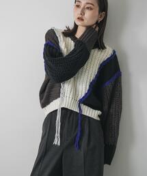 SENSE OF PLACE by URBAN RESEARCH | パッチワークセーター(ニット/セーター)