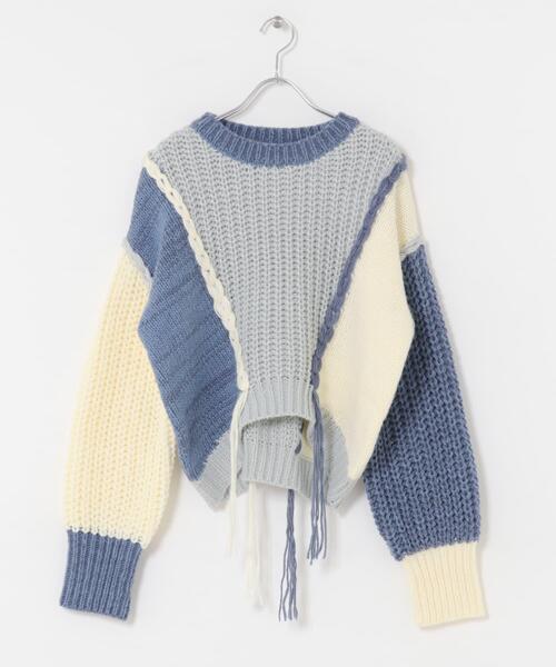 セール】パッチワークセーター（ニット/セーター）｜SENSE OF PLACE by