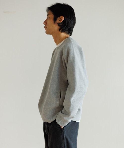GYMPHLEX(ジムフレックス)の「Gymphlex / DDN_CREW NECK P.O.(スウェット・メンズ・チャコール/アイボリー・L)」の18枚目の写真