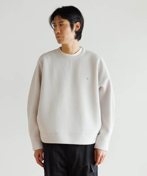 GYMPHLEX(ジムフレックス)の「Gymphlex / DDN_CREW NECK P.O.(スウェット・メンズ・チャコール/アイボリー・L)」の4枚目の写真