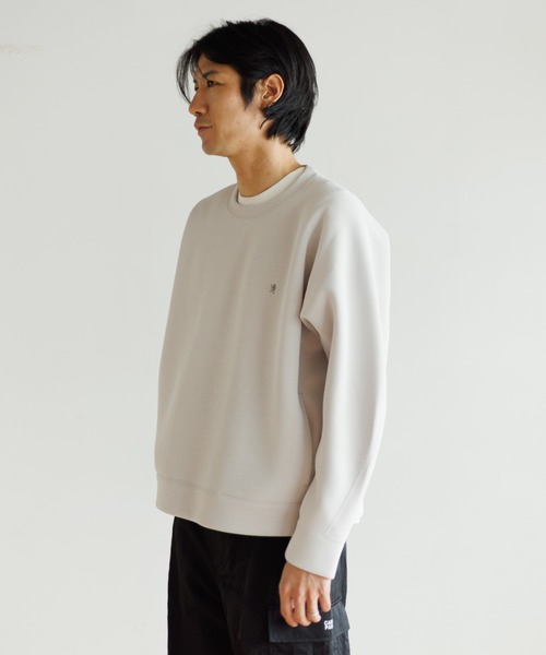 GYMPHLEX(ジムフレックス)の「Gymphlex / DDN_CREW NECK P.O.(スウェット・メンズ・チャコール/アイボリー・L)」の6枚目の写真