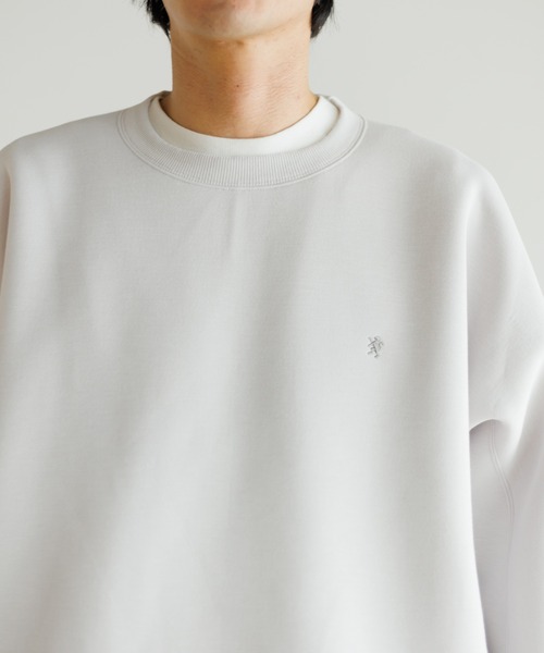 GYMPHLEX(ジムフレックス)の「Gymphlex / DDN_CREW NECK P.O.(スウェット・メンズ・チャコール/アイボリー・L)」の8枚目の写真