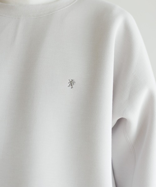 GYMPHLEX(ジムフレックス)の「Gymphlex / DDN_CREW NECK P.O.(スウェット・メンズ・チャコール/アイボリー・L)」の9枚目の写真