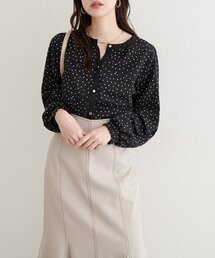 【WEB限定】タックヘム羽織ブラウス